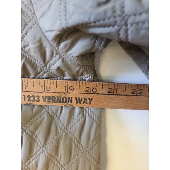 J. Crew Crewcuts Girls Lightweight Quilted Jacket Sz XL NWT Sage Green - Picture 11 of 12